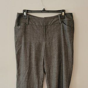 Mossimo Heathered Gray Stretch Dress Pants Sz 10